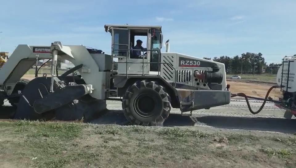 RZ530，阿根廷冷再生施工