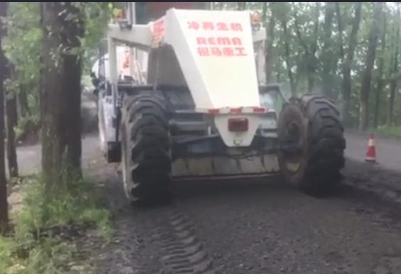 WR450，水稳路基施工